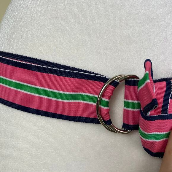 Womens Preppy Grosgrain Band Belt with Large Bow Pink Navy Green Y2K Barbie S/M - Picture 7 of 10